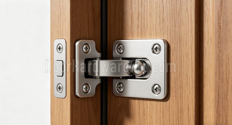 heavy duty ball bearing door hinge installed on door
